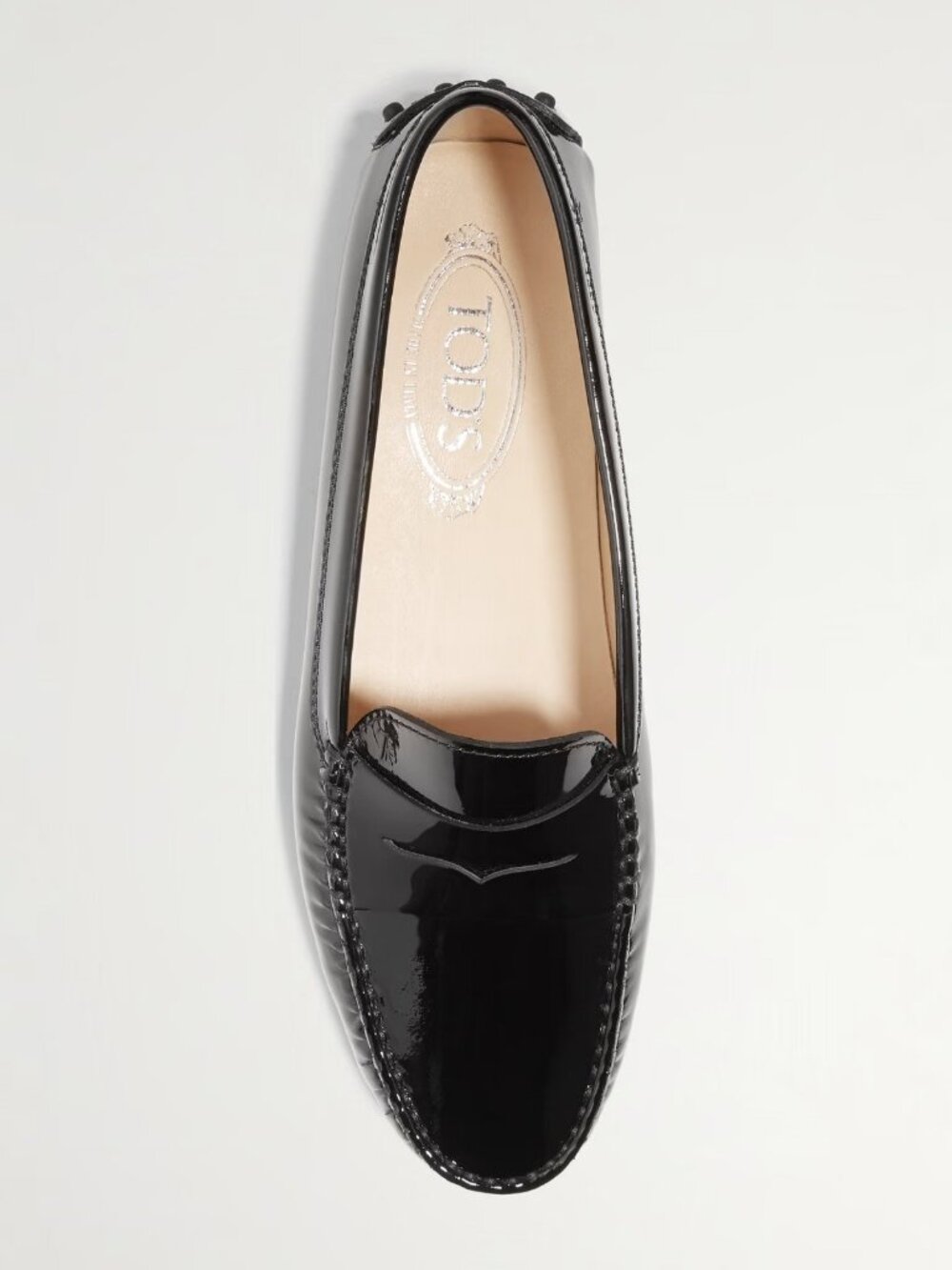 TOD'S Gommino patent-leather loafers size 36